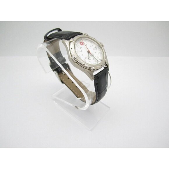 Women Wenger SAK Quartz WR Analog 37mm Dial Round Watch (G717) "New Battery" - Picture 4 of 9
